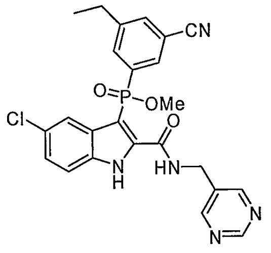 Фосфоиндолы как ингибиторы вич (патент 2393163)