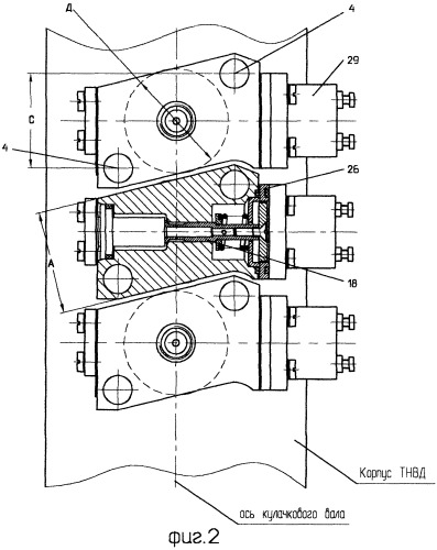 Одноплунжерный топливный насос высокого давления для двс (патент 2253031)
