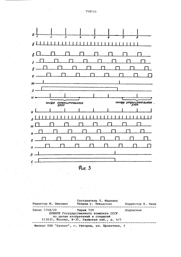 Импульсная система передачи двоичных сигналов (патент 758533)