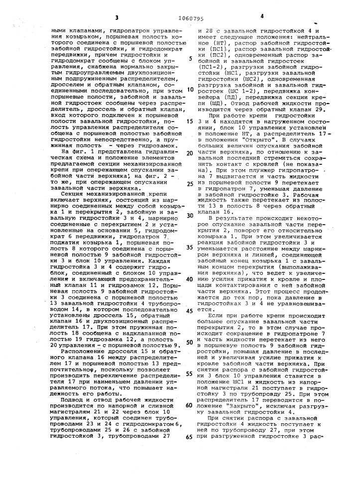 Секция механизированной крепи (патент 1060795)