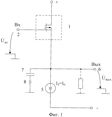 Быстродействующий истоковый повторитель напряжения (патент 2530263)