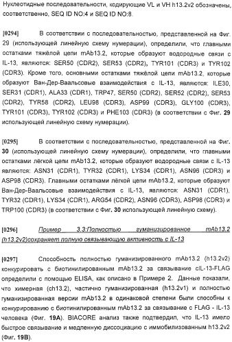 Антитела против интерлейкина-13 человека и их применение (патент 2427589)