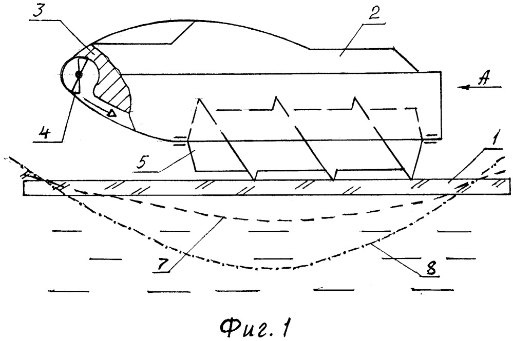 Способ разрушения ледяного покрова туннельно-скегового типа (патент 2667729)