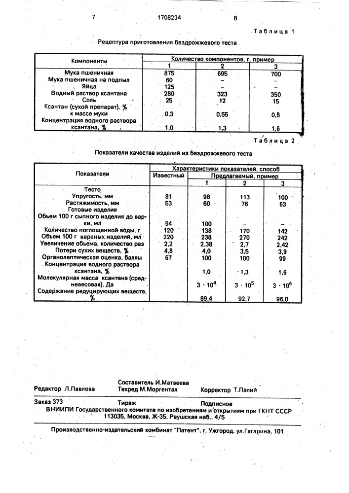 Способ производства изделий из бездрожжевого теста (патент 1708234)