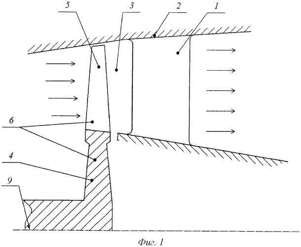 Выходное устройство турбины авиационного газотурбинного двигателя (патент 2472003)