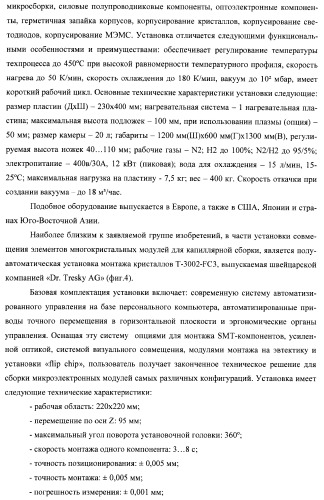 Способ совмещения элементов многокристальных модулей для капиллярной сборки и установка для его реализации (патент 2378807)