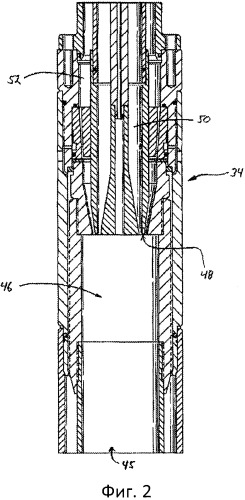 Разделение нефти, воды и твердых частиц внутри скважины (патент 2531984)