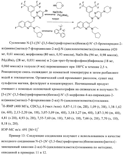 Бициклические производные в качестве ингибиторов сетр (патент 2430917)