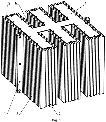 Система воздушного охлаждения тепловыделяющих электронных модулей (патент 2440702)