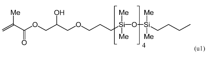 Силиконовый (мет)акриламидный мономер, полимер, офтальмологическая линза и контактная линза (патент 2566758)