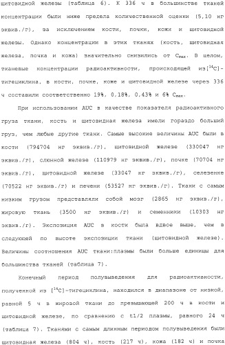 Применение тигециклина, в отдельности или в комбинации с рифампином, для лечения остеомиелита и/или септического артрита (патент 2329047)