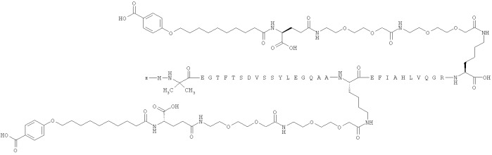 Дважды ацилированные производные glp-1 (патент 2559540)