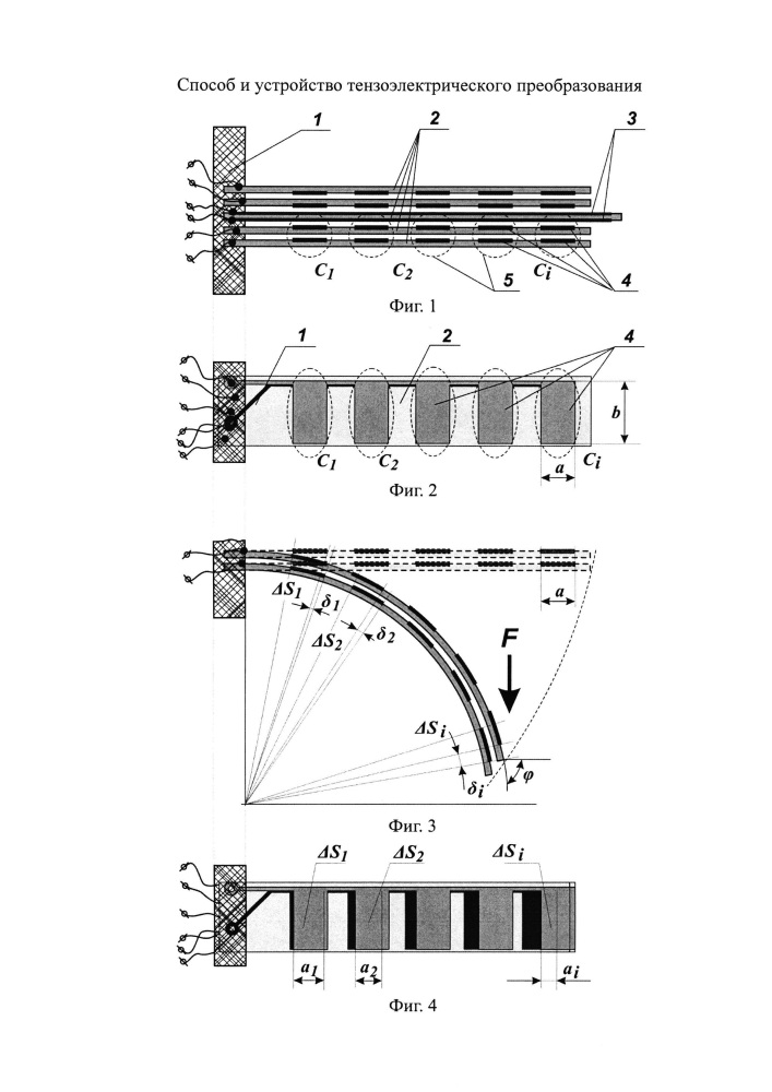 Способ и устройство тензоэлектрического преобразования (патент 2661456)