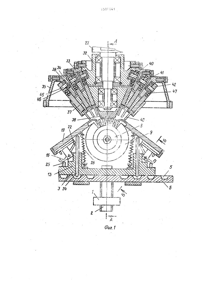 Устройство для укладки провода к станку для намотки якорей (патент 1584041)