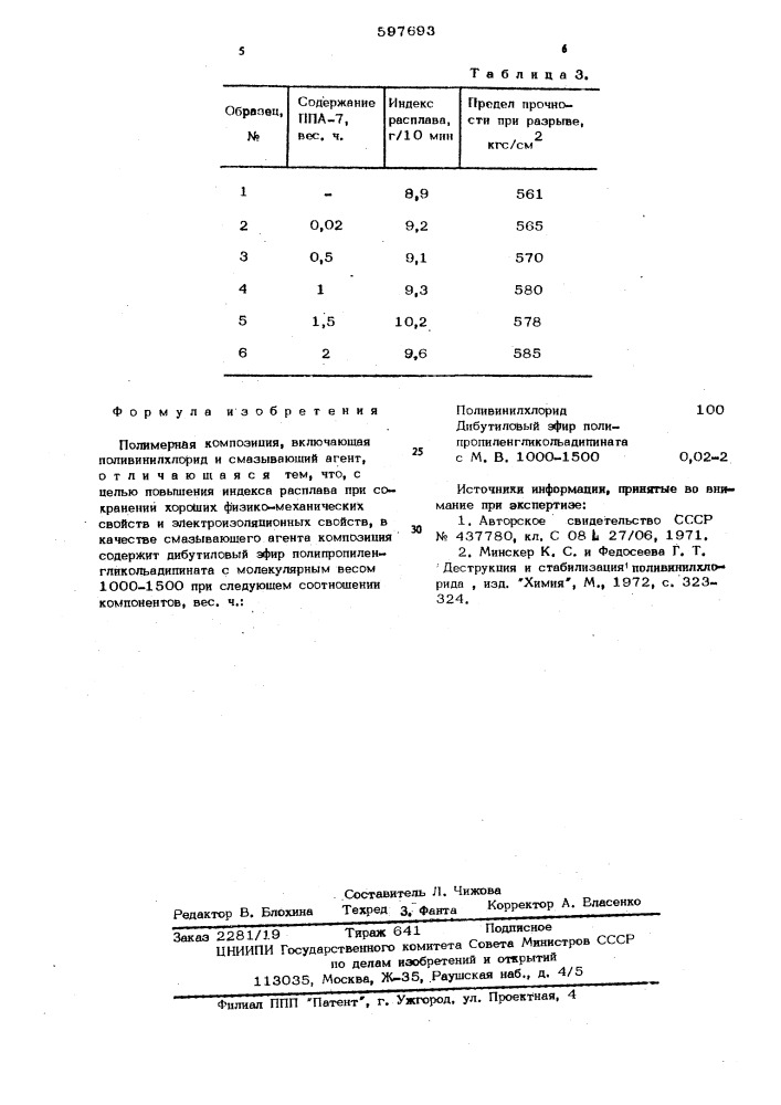 Полимерная композиция (патент 597693)