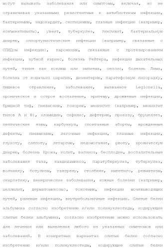 Слитые белки альбумина (патент 2369404)