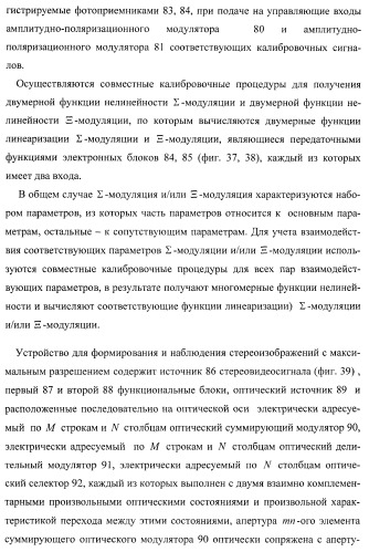 Способ формирования и наблюдения стереоизображений с максимальным пространственным разрешением и устройство для его реализации (варианты) (патент 2408163)