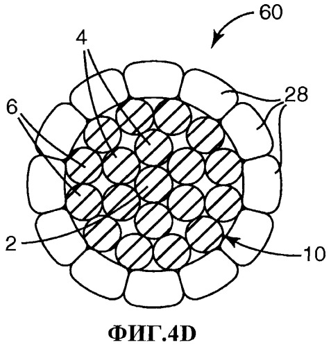 Многожильный скрученный кабель, способ его изготовления и его применение (патент 2447526)