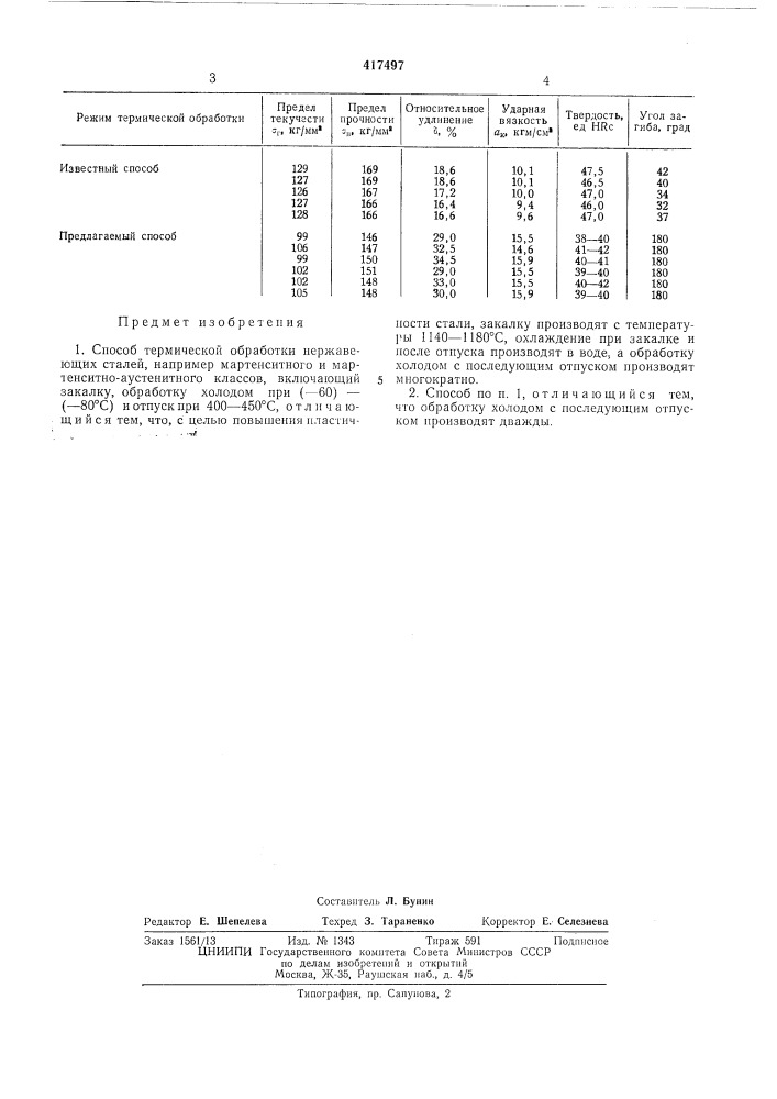 Патент ссср  417497 (патент 417497)