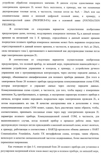 Запитанный от внешнего электрического источника энергоснабжения электронный блок полевого прибора (патент 2394354)