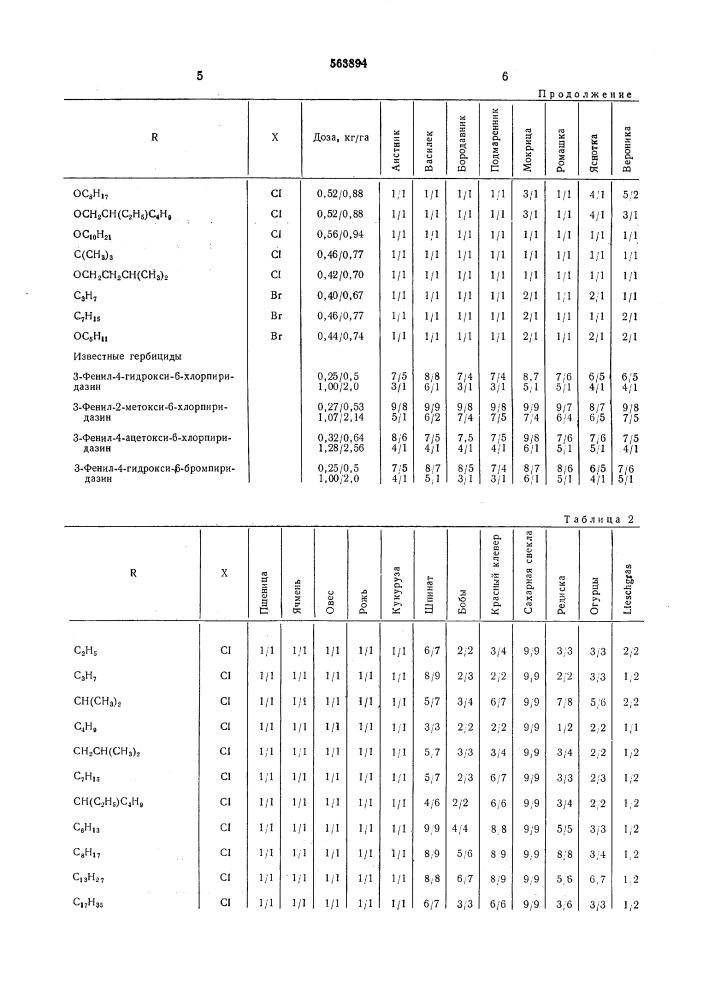 Гербицидное средство (патент 563894)