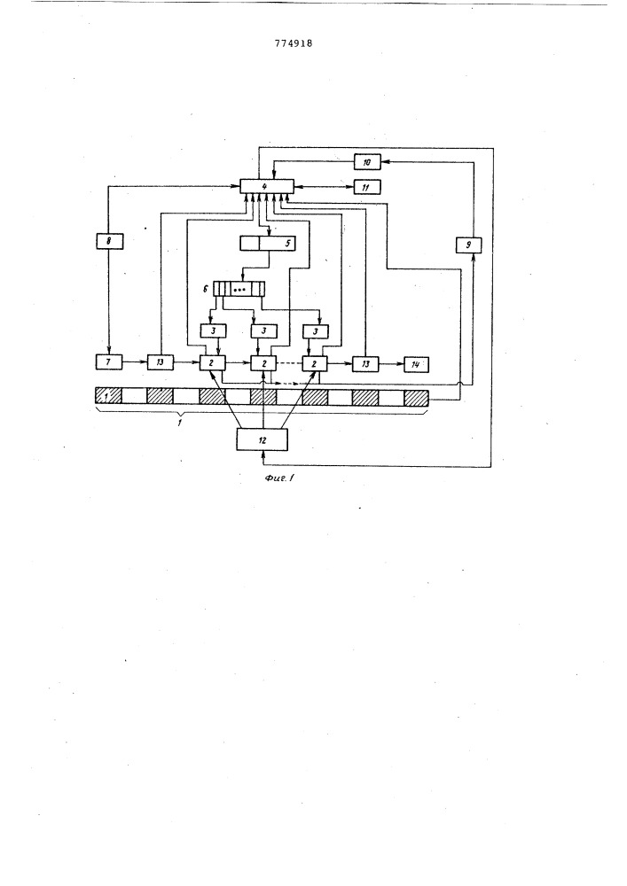 Способ управления процессом поточного производства (патент 774918)