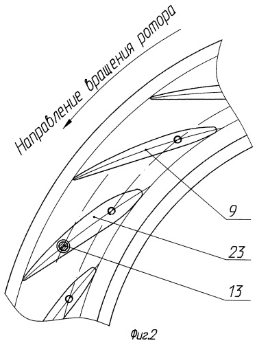 Двухступенчатый центробежный нагнетатель природного газа (патент 2270933)