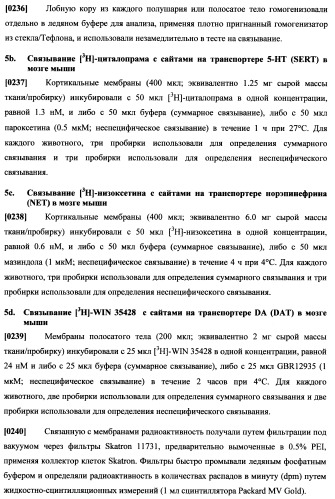 Циклоалкиламины, содержащие в качестве заместителя фенил, как ингибиторы обратного захвата моноаминов (патент 2470011)