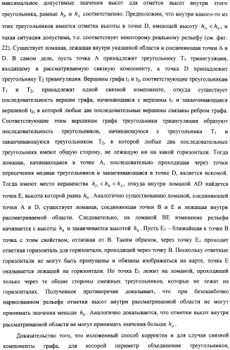 Способ распознавания форм рельефа местности по картине горизонталей (патент 2308086)