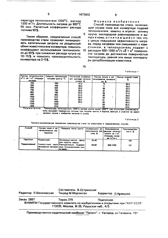 Способ производства стали (патент 1673602)