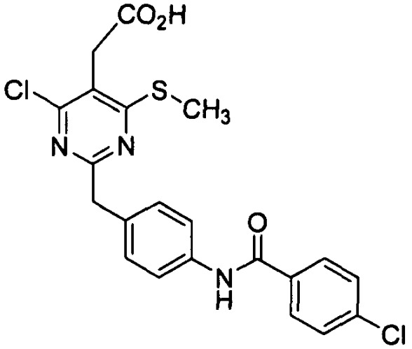 Алкилтиопиримидины в качестве антагонистов crth2 (патент 2491280)