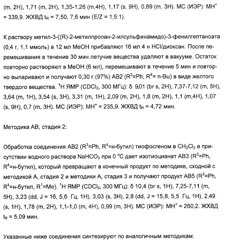 Гетероциклические ингибиторы аспартилпротеазы (патент 2405774)