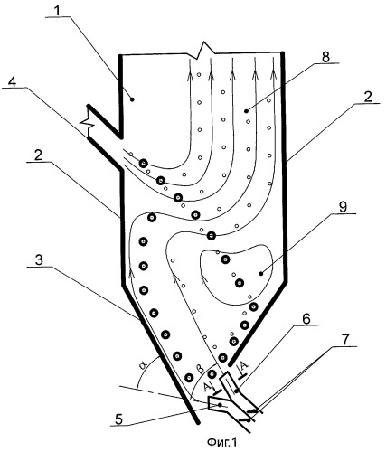 Вихревая топка (патент 2253799)