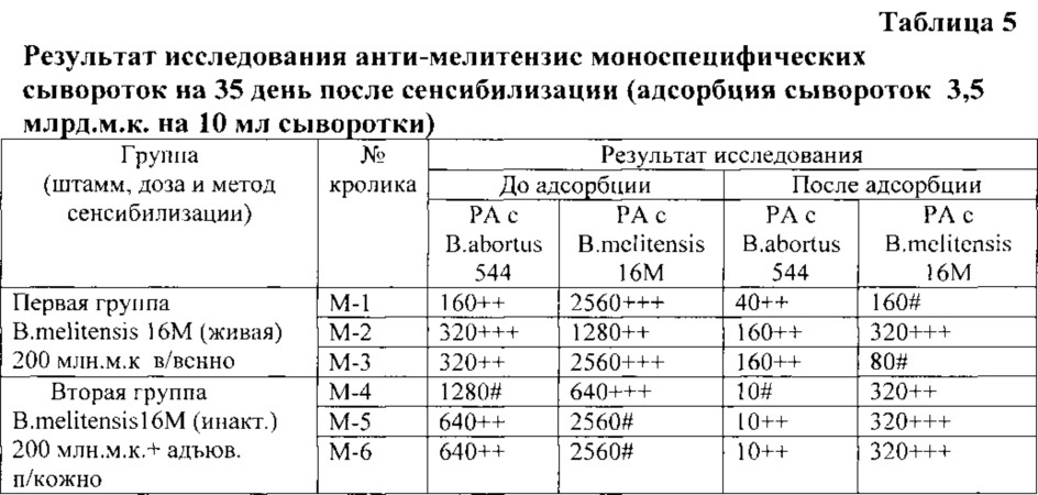 Способ получения бруцеллёзной моноспецифической сыворотки anti-melitensis (патент 2613901)