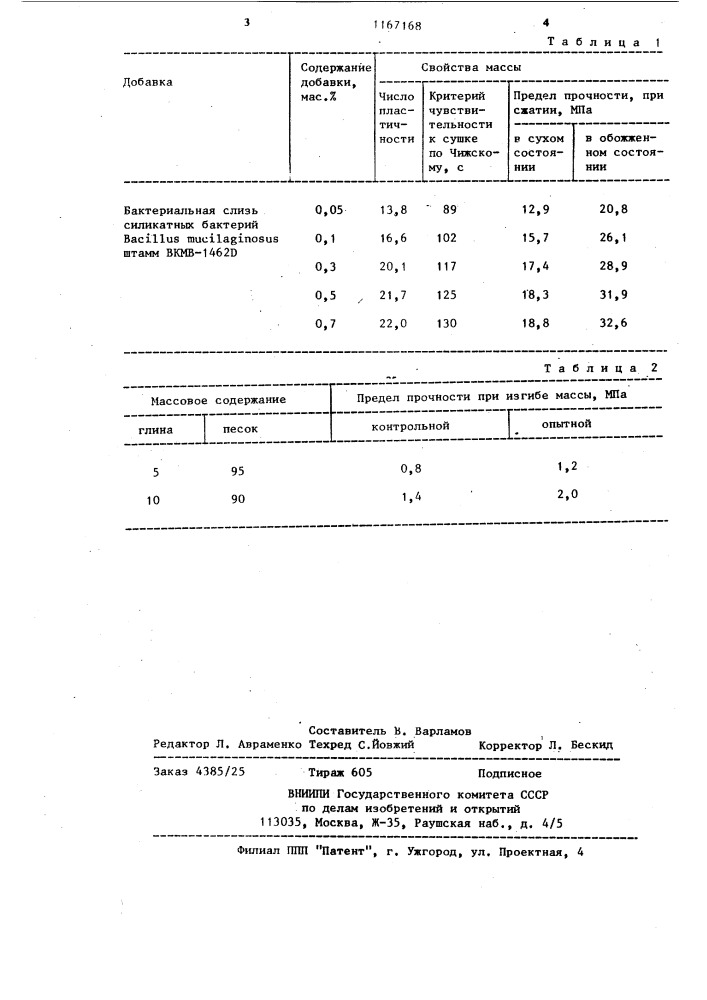 Способ подготовки массы для строительной керамики (патент 1167168)