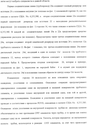 Способ изготовления заготовки оптического волокна (варианты) (патент 2307801)