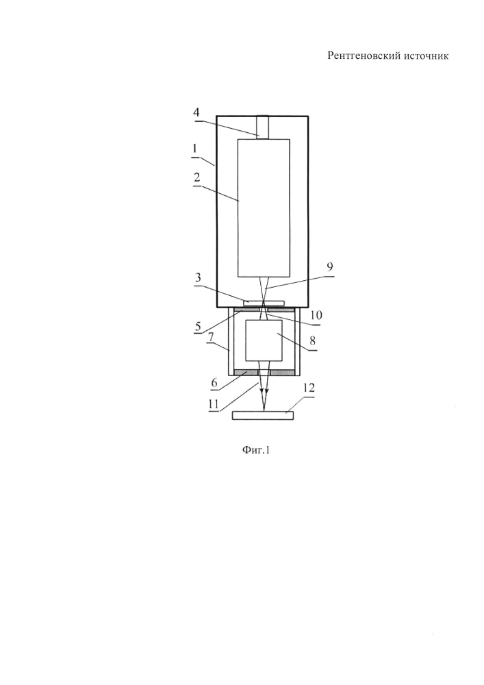 Рентгеновский источник с оптической индикацией (патент 2602433)