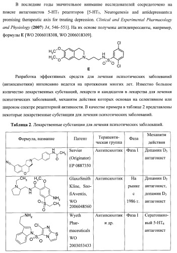Лиганды альфа-адреноцепторов, допаминовых, гистаминовых, имидазолиновых и серотониновых рецепторов и их применение (патент 2407744)
