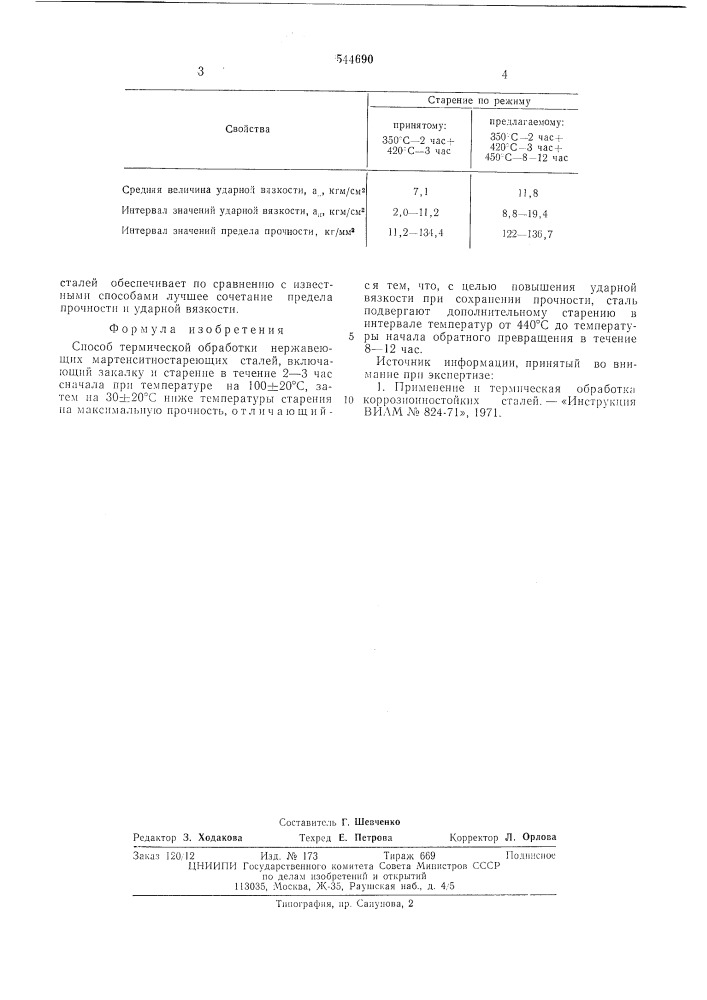 Способ термической обработки нержавеющих мартенситностареющих сталей (патент 544690)