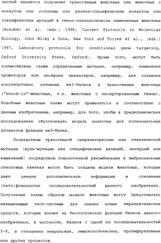 Ее3-семейство белков и соответствующие днк-последовательности (патент 2333918)