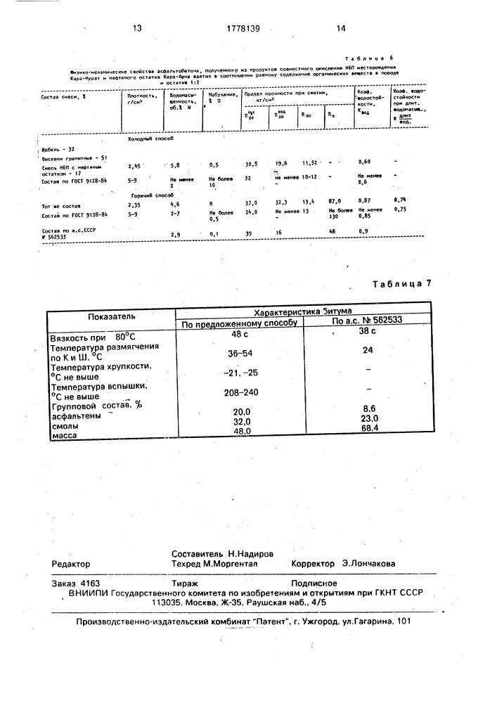 Способ получения асфальтовой смеси (патент 1778139)