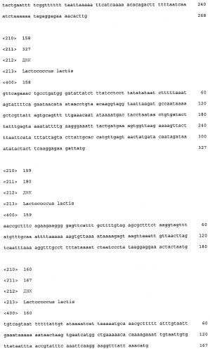 Промоторы lactococcus и их применение: (патент 2495129)