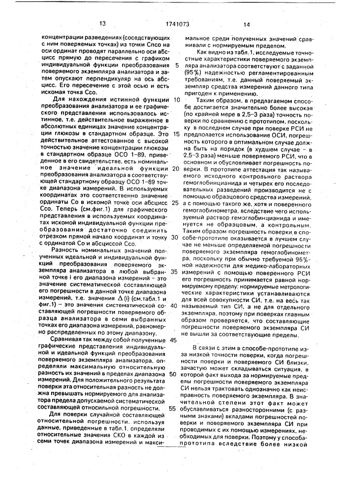 Способ определения погрешности прибора (патент 1741073)