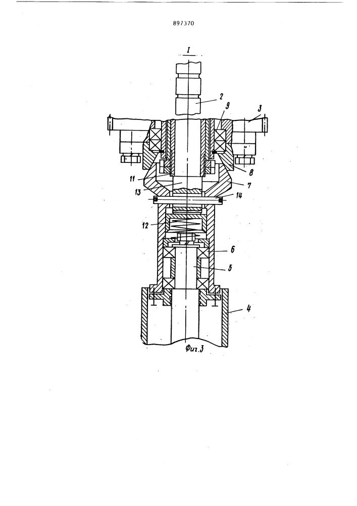 Ротор для накатки кольцевых канавок на трубе-заготовке (патент 897370)