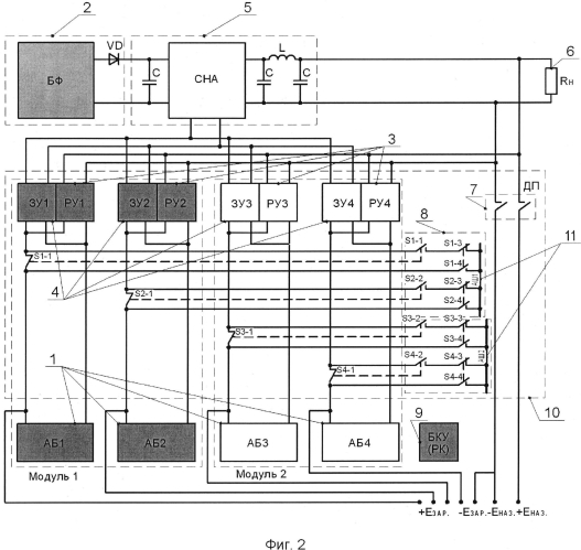 Способ эксплуатации никель-водородных аккумуляторных батарей системы электропитания модульного исполнения (варианты) (патент 2585171)