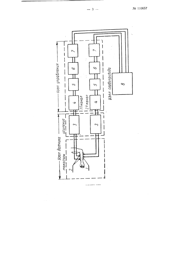 Способ биоэлектрического управления механизмами и устройствами (патент 110657)