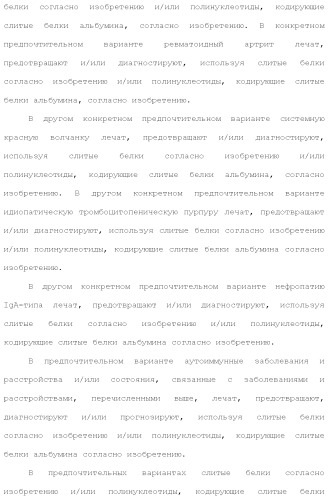 Слитые белки альбумина (патент 2369404)
