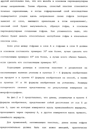 Слоистые пластики из пленок, имеющие повышенную изгибную прочность во всех направлениях, и способы и установки для их производства (патент 2336172)