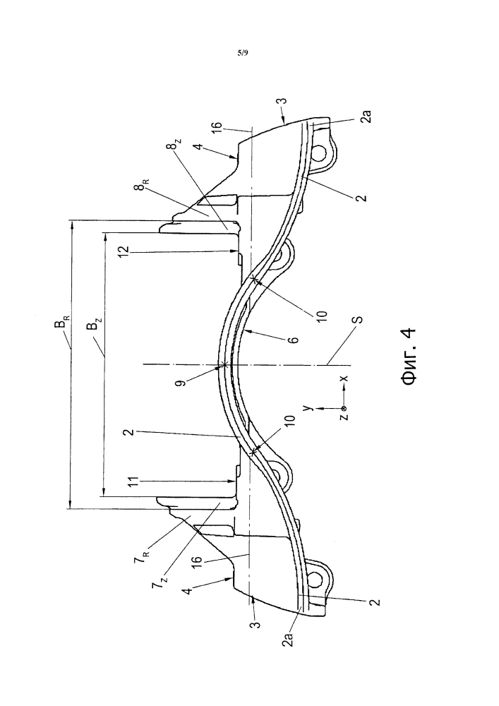Дисковый тормоз и комплект тормозных накладок дискового тормоза (патент 2638061)