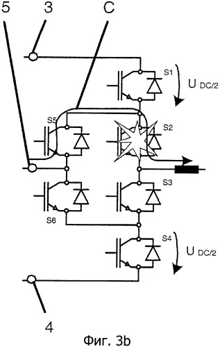 Способ обнаружения и устранения повреждений в схеме преобразователя для коммутации трех уровней напряжения (патент 2346369)